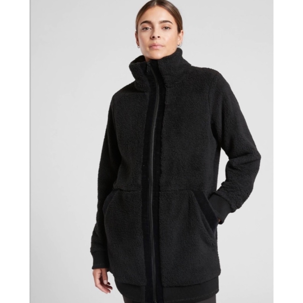 Athleta fleece Tugga Coat - Like New!
